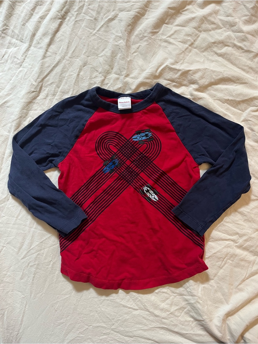 Hanna Andersson race car shirt